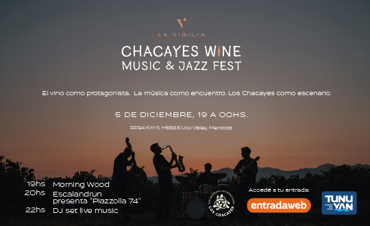 Chacayes Wine Music & Jazz Fest - 5 de diciembre
